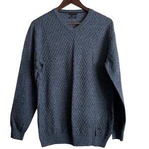 O’stin Blue Cotton Blend Sweater sz L